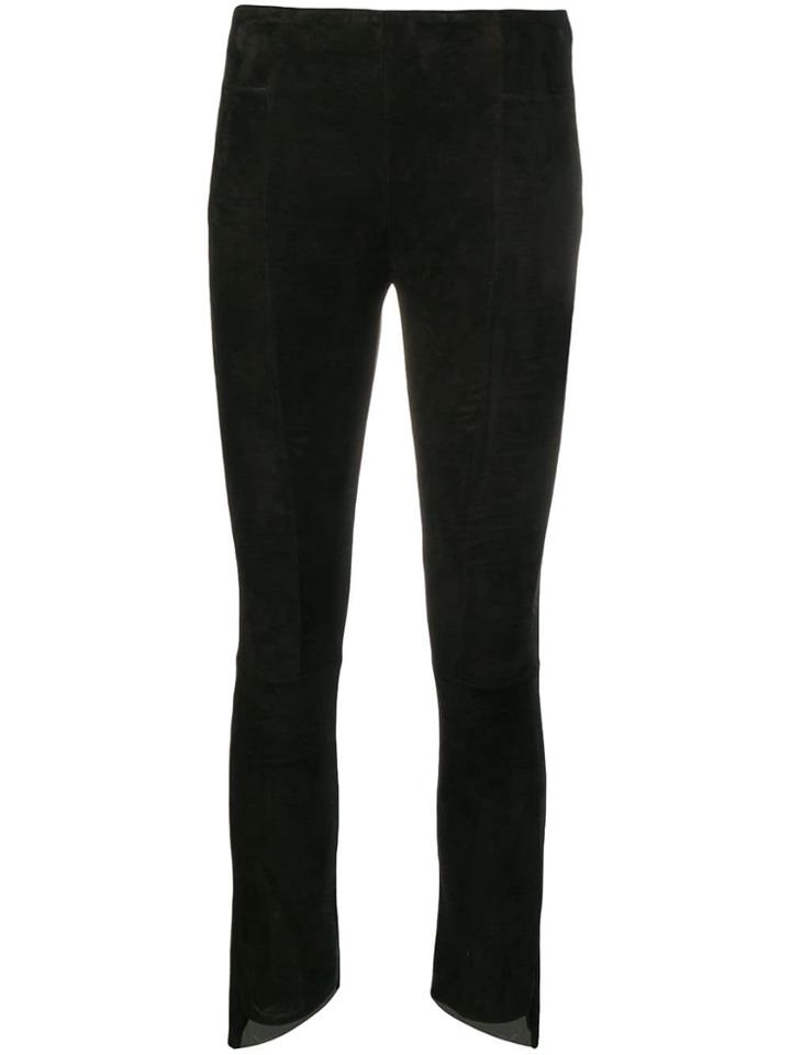 Salvatore Santoro Step Hem Skinny Trousers - Black