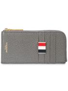 Thom Browne Bicolor Half Zip-around Wallet - Grey
