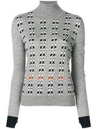 Barrie Cashmere Turtleneck Sweater - Grey