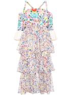 All Things Mochi Irenka Off Shoulder Dress - Multicolour