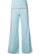 Theatre Products - Wide Leg Cropped Trousers - Women - Acrylic/polyurethane/rayon - One Size, Blue, Acrylic/polyurethane/rayon
