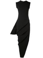 Asymmetric Dress - Women - Cotton/viscose/spandex/elastane - 40, Black, Cotton/viscose/spandex/elastane, Rick Owens
