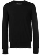 Maison Margiela Distressed Cashmere Sweatshirt - Black