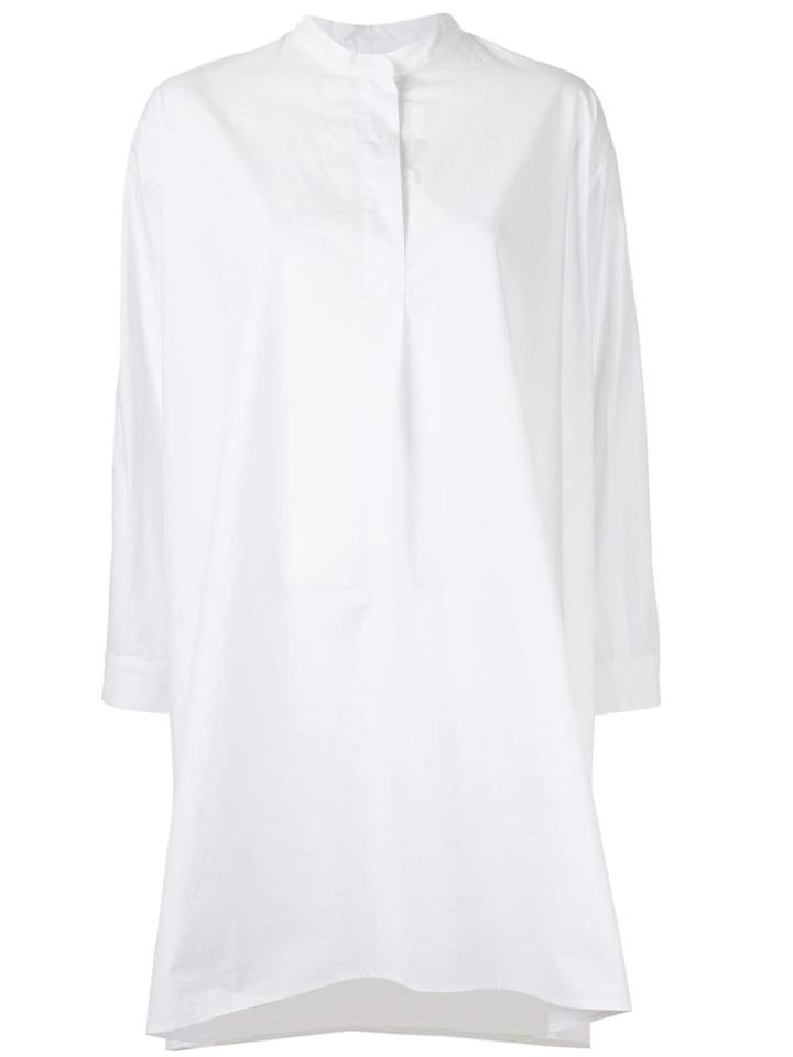 Shanshan Ruan Poplin Tunic Dress - White