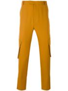 Cmmn Swdn - Dakota Cargo Trousers - Men - Wool - M, Yellow/orange, Wool
