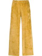 Peserico Micro Pleated Trousers - Yellow