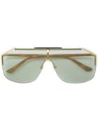 Gucci Eyewear Aviator Framed Sunglasses - Metallic