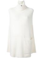 Joseph Cape Sleeves Jumper, Women's, Size: Small, White, Cashmere