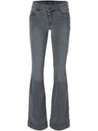 J Brand Flared Jeans, Women's, Size: 30, Grey, Cotton/polyester/spandex/elastane