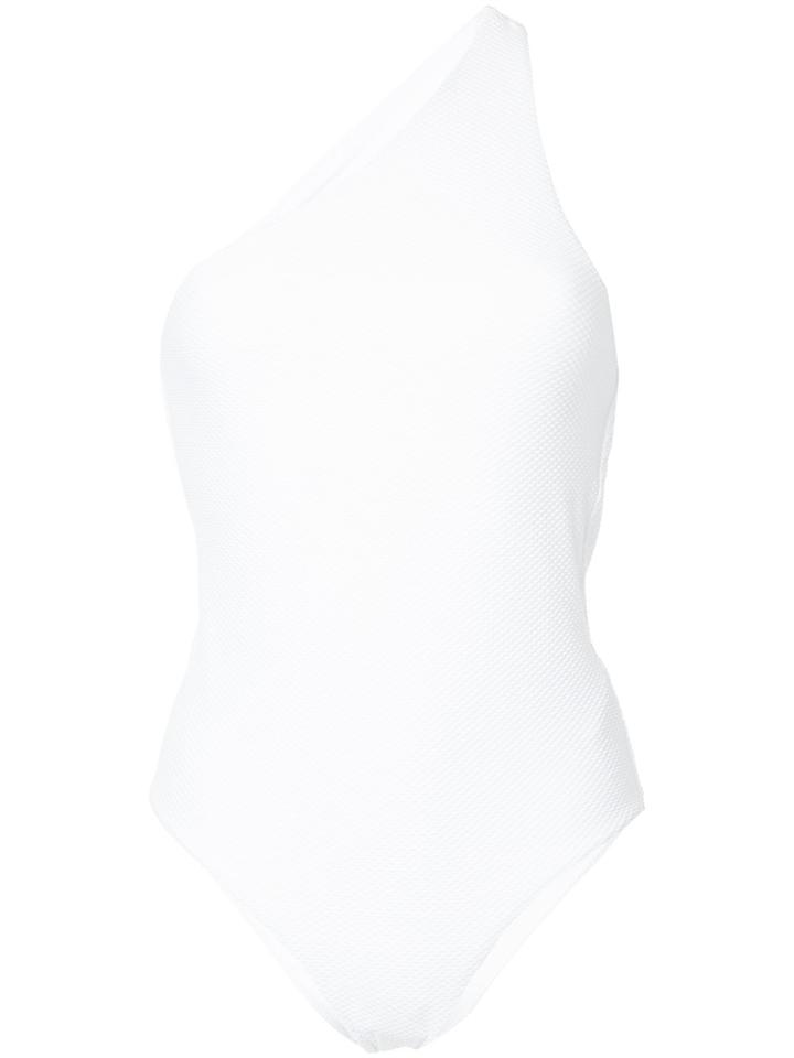 Dion Lee Pique Swimsuit - White