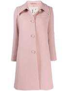 L'autre Chose Single Breasted Coat - Pink