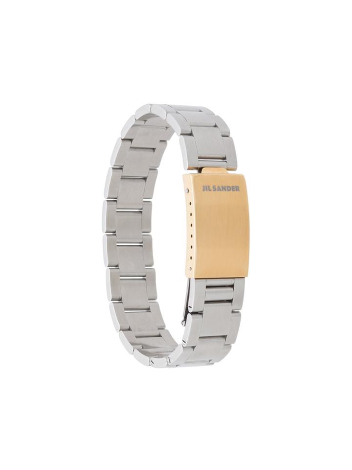 Jil Sander Link Bracelet - Metallic