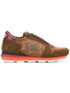 Atlantic Stars Star Lace Up Sneakers - Brown