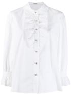 Miu Miu Ruffled Shirt - White