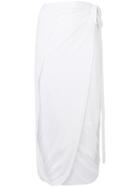 Humanoid Gaze Wrapped Skirt - White