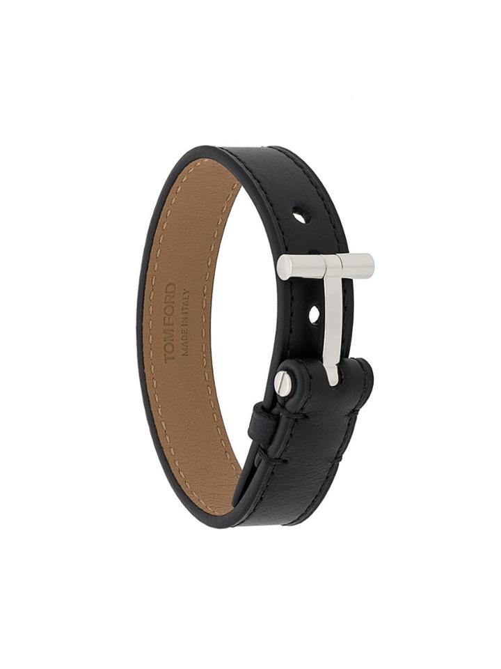Tom Ford T Detailed Bracelet - Black