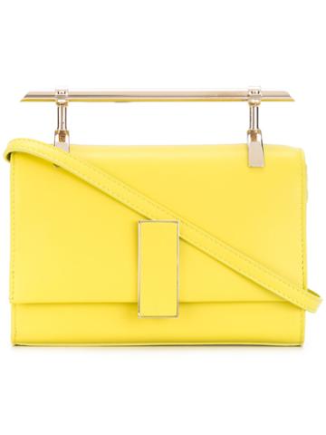 Marcel Seraphine - Bar Handle Shoulder Bag - Women - Calf Leather - One Size, Yellow/orange, Calf Leather