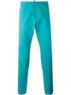 Dsquared2 Chino Trousers, Men's, Size: 48, Blue, Cotton/spandex/elastane