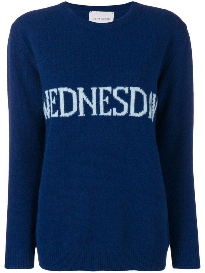 Alberta Ferretti Wednesday Jumper - Blue