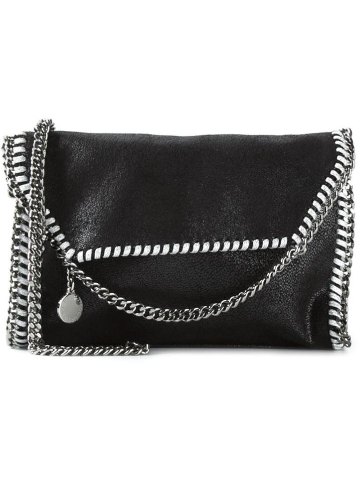 Stella Mccartney 'falabella' Satchel, Women's, Black, Artificial Leather