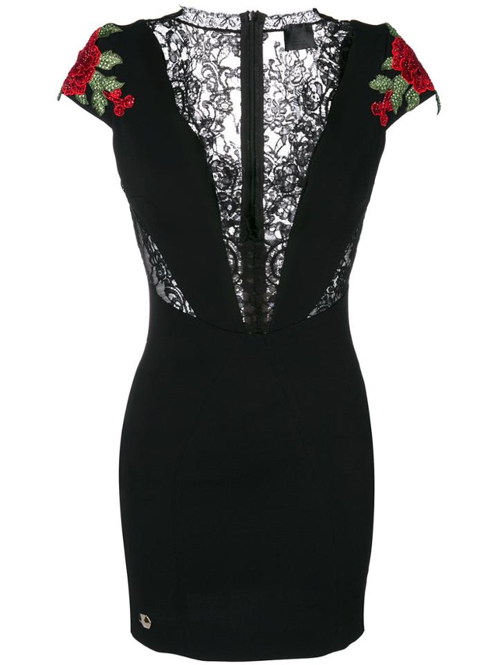 Philipp Plein Nichole Botter Mini Dress - Black