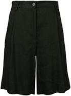 Barena High-waisted Shorts - Black