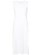 Rosetta Getty Long Vest With Side Slits - White