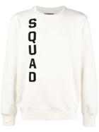 Neighborhood Squad Print Sweatshirt - Neutrals