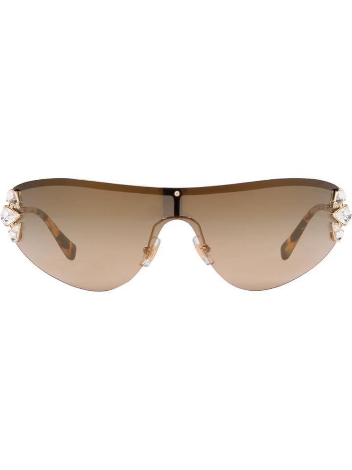 Miu Miu Eyewear Miu Miu Noir Frames - Gold