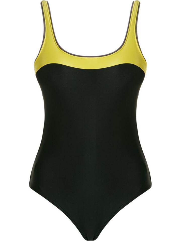 Lygia & Nanny Panelled Swimsuit, Women's, Size: 40, Black, Polyamide/spandex/elastane