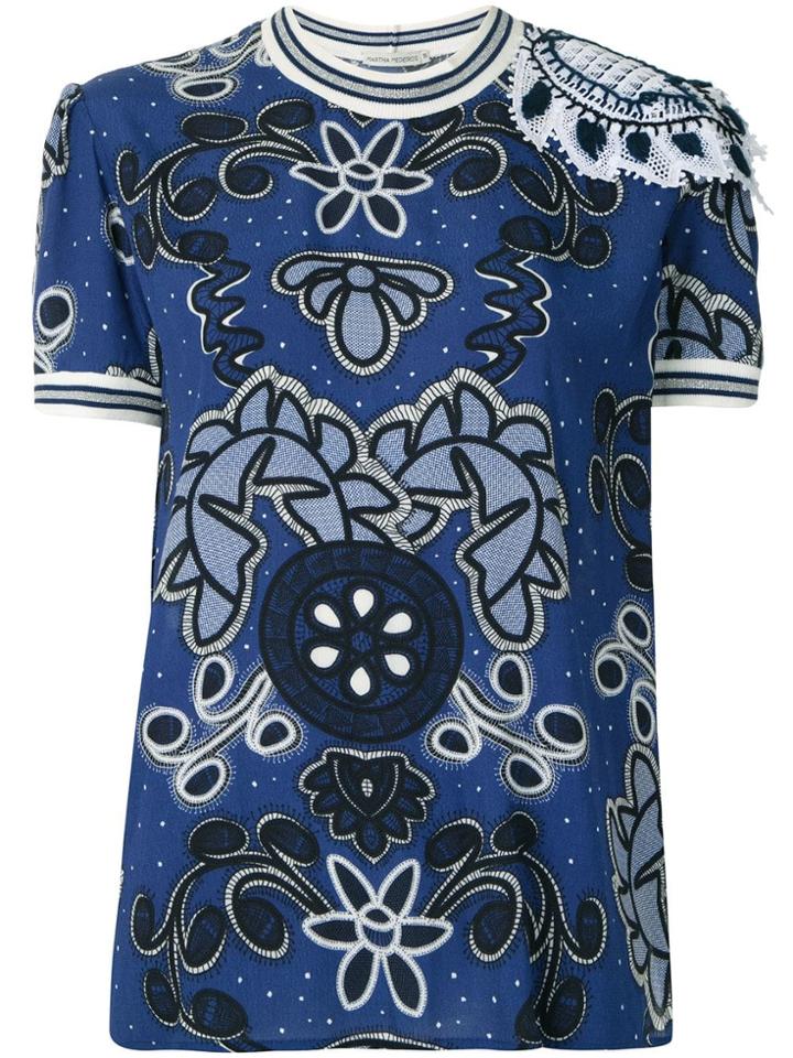 Martha Medeiros Eduarda Lorain Printed Blouse - Blue
