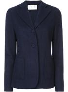 Harris Wharf London Classic Buttoned Blazer - Blue