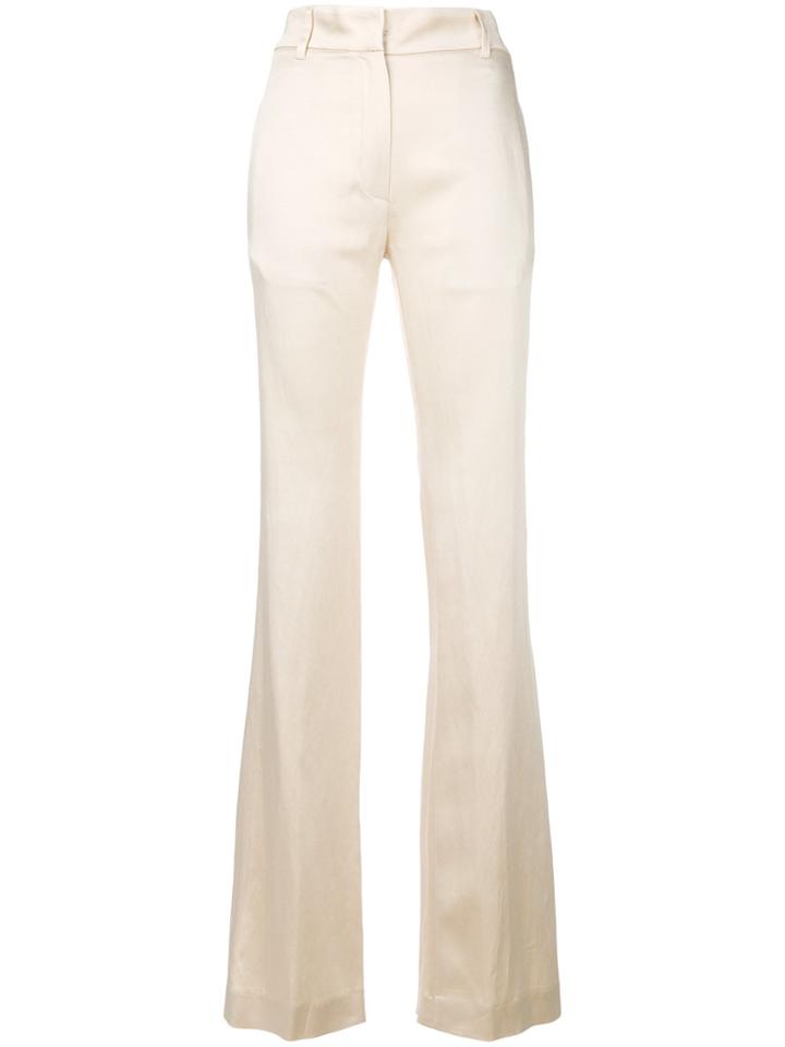 Ann Demeulemeester Flared Trousers - Nude & Neutrals