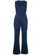 3x1 - Denim Jumpsuit - Women - Cotton/polyester/spandex/elastane - M, Women's, Blue, Cotton/polyester/spandex/elastane