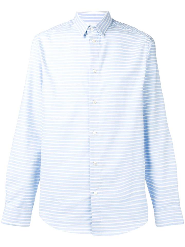 Natural Selection Slate Striped Shirt - Blue