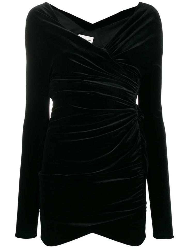 Alexandre Vauthier Gathered Short Dress - Black