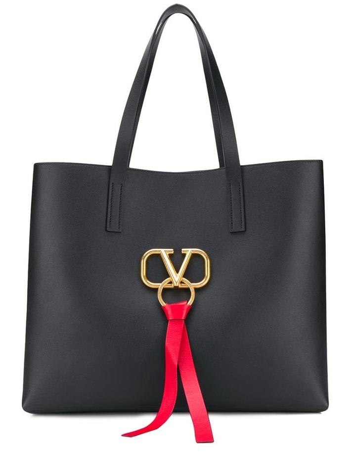 Valentino Valentino Garavani Vring Tote Bag - Black