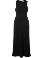 Alexander Wang V-neck Gown, Women's, Size: 8, Black, Polyester