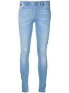 Love Moschino Embroidered Heart Skinny Jeans - Blue