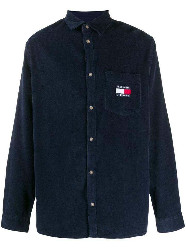 Tommy Jeans Corduroy Shirt - Blue