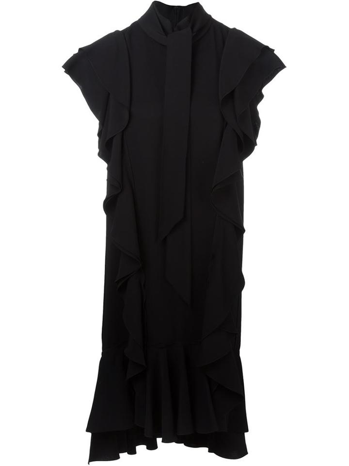 Lanvin Ruffled Asymmetric Dress