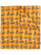 Doppiaa All-over Print Scarf - Yellow & Orange