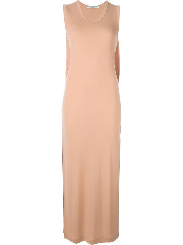 T By Alexander Wang Jersey Tank Dress, Women's, Size: Small, Pink/purple, Rayon