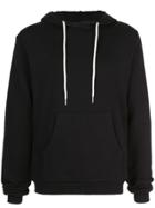 John Elliott Kangaroo Pocket Drawstring Hoodie - Black