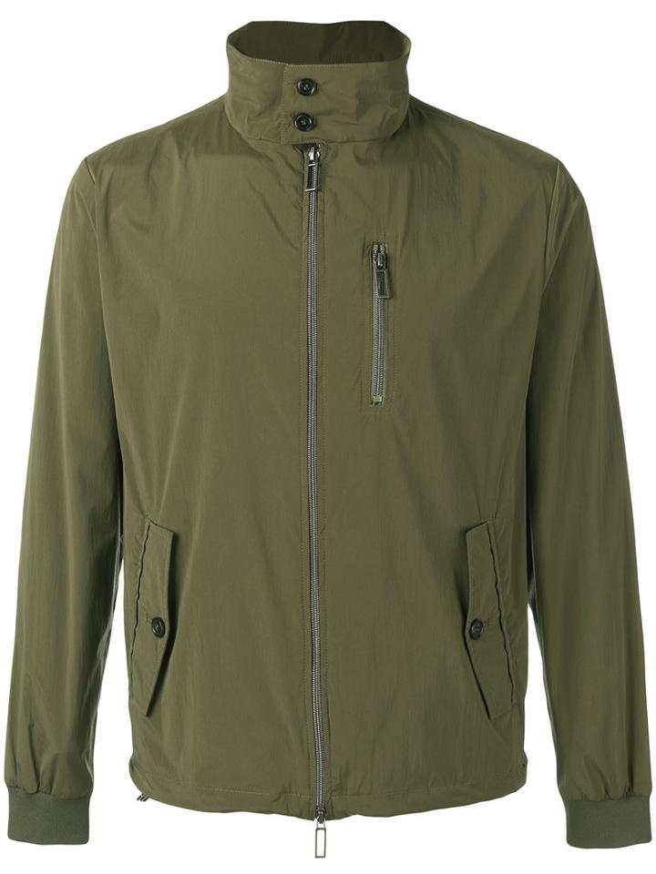 Paolo Pecora - Zip Up Jacket - Men - Polyamide/polyester/spandex/elastane - 48, Green, Polyamide/polyester/spandex/elastane