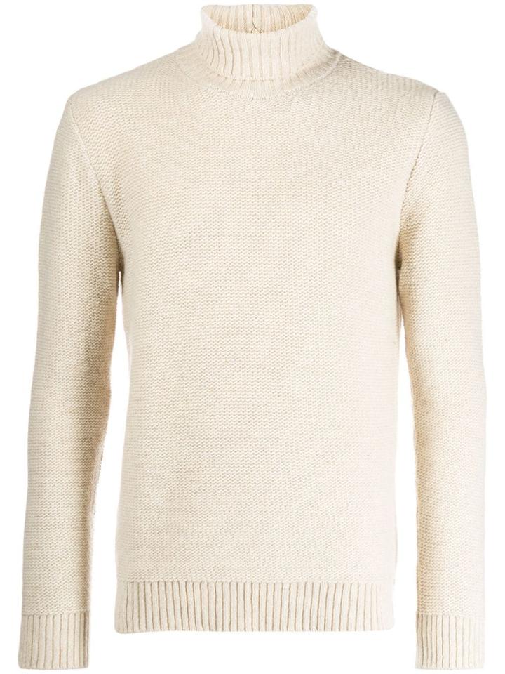 Eleventy Classic Roll-neck Sweater - Neutrals
