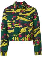 Jean Paul Gaultier Pre-owned Heart Camouflage Cropped Jacket - Green