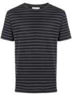 Officine Generale Striped T-shirt - Grey