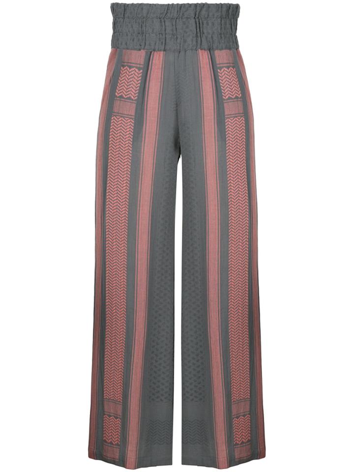 Cecilie Copenhagen Printed Afta Trousers - Grey