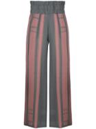 Cecilie Copenhagen Printed Afta Trousers - Grey